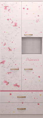 Шкаф комбинированный №14 Принцесса (Ижмебель)
